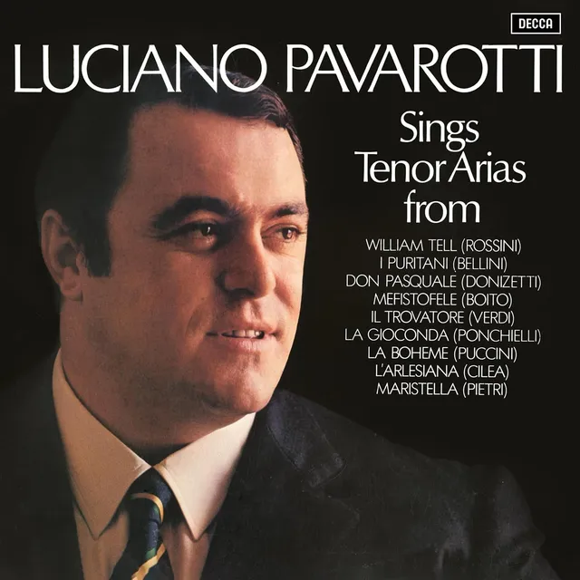 Luciano Pavarotti Tenor Arias From Italian Opera (LP) 