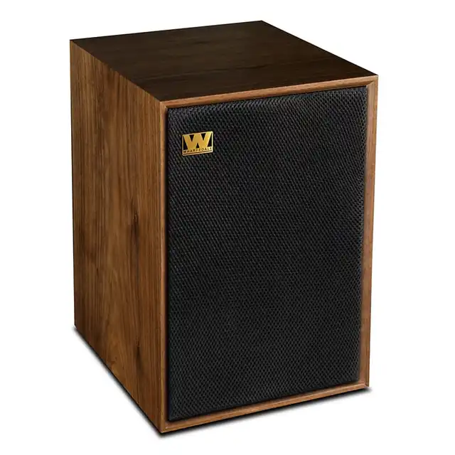 Wharfedale Denton 85th. ann. valnøtt 2-veis stativ/bokhylle-høyttaler 