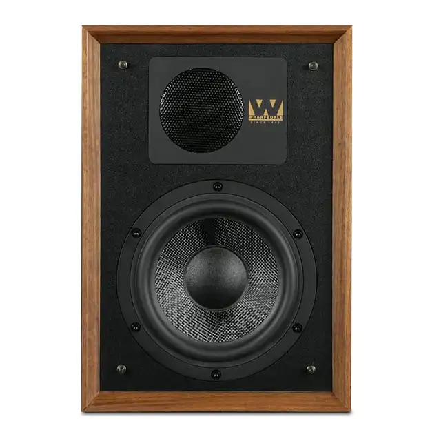 Wharfedale Denton 85th. ann. valnøtt 2-veis stativ/bokhylle-høyttaler 