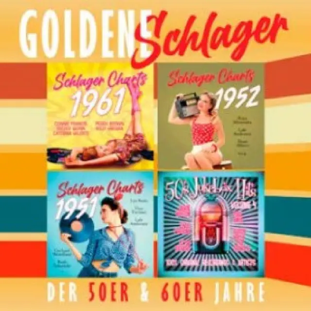 Diverse Artister Goldene Schlager Der 50er & 60er (4LP) 
