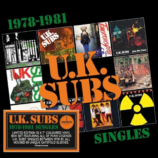 U.K. Subs 1978-1981 Singles - LTD (10 x 7") 
