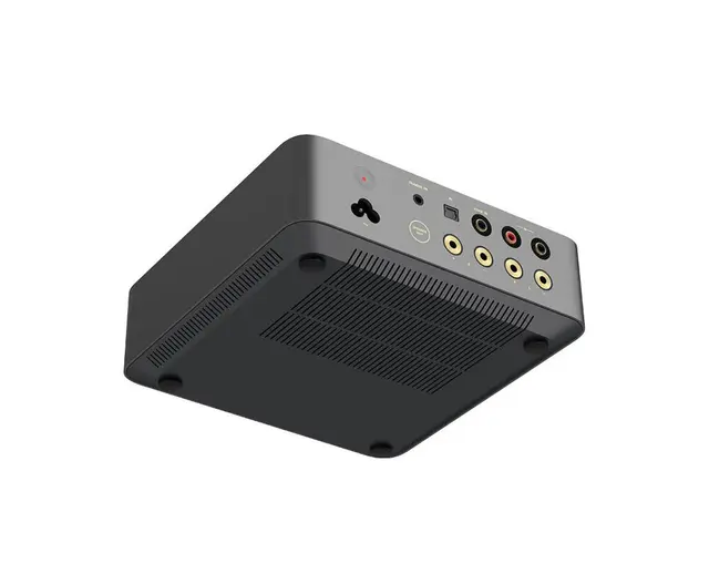 WiiM Vibelink Amp effektforsterker 2x100 watt, analoge/digitale innganger 