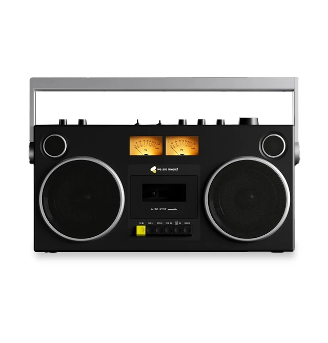 We Are Rewind GB-001 Curtis BoomBox Bærbar kassettspiller med høyttalere 