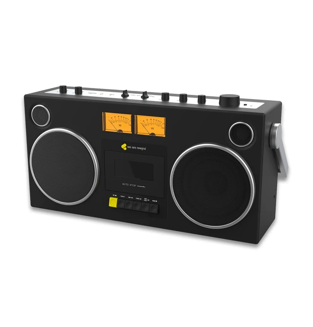 We Are Rewind GB-001 Curtis BoomBox Bærbar kassettspiller med høyttalere 
