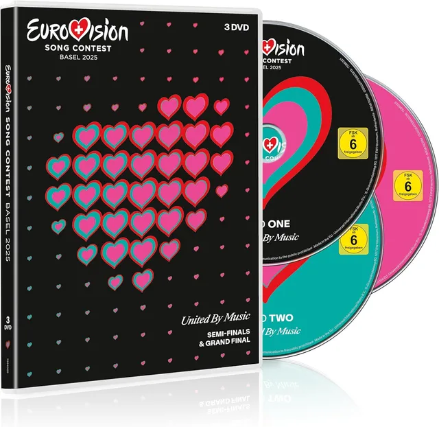 Diverse Artister Eurovision Song Contest 2025 (3DVD) 