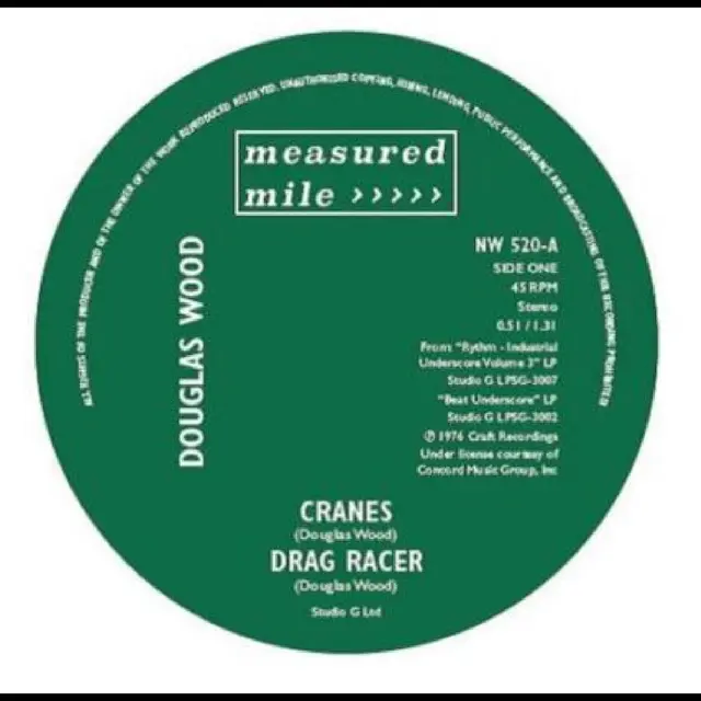 Douglas Wood & John Cameron Cranes/Drag Racer/Sprocket Shuffle (12") 
