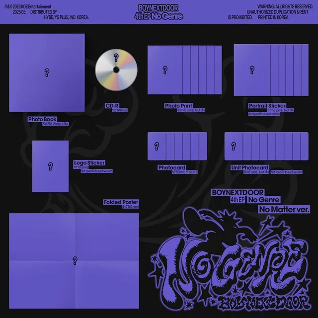 Boynextdoor 4th EP (No Genre) (No Matter ver. (CD) 
