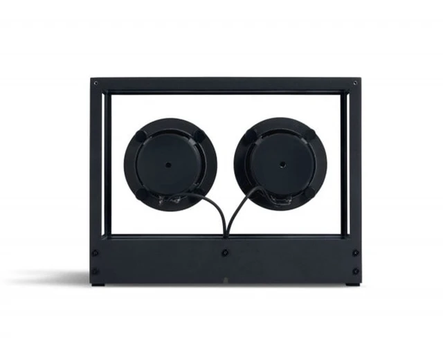 Small Transparent Speaker, svart Bluetooth, glass/aluminium 