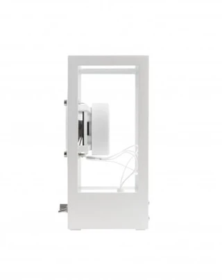 Small Transparent Speaker, hvit Bluetooth, glass/aluminium 