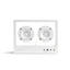 Small Transparent Speaker, hvit Bluetooth, glass/aluminium