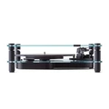 Transparent Turntable, RIAA, svart Ortofon OM5, Bluetooth, glass/aluminium