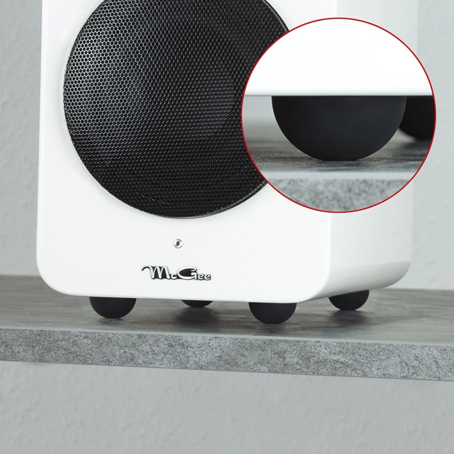 Dynavox ED20,  små dempeføtter - 4 stk Vibrasjonsdempere til kompaktøyttalere 