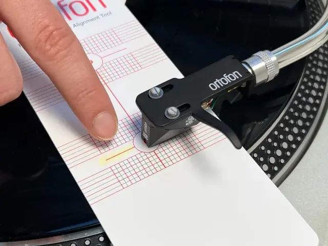 Ortofon Aligment Tool Premium Mal for montering av pickup 
