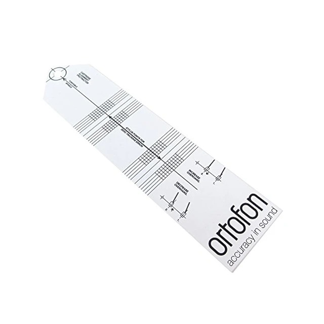Ortofon Alignment Tool Mal for montering av pickup 