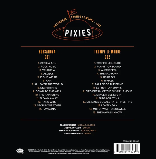 Pixies Bossanova / Trompe Le Monde Live (2CD) 