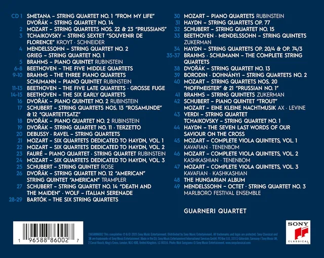 Guarneri Quartet The Complete RCA Album Collection (49CD) 