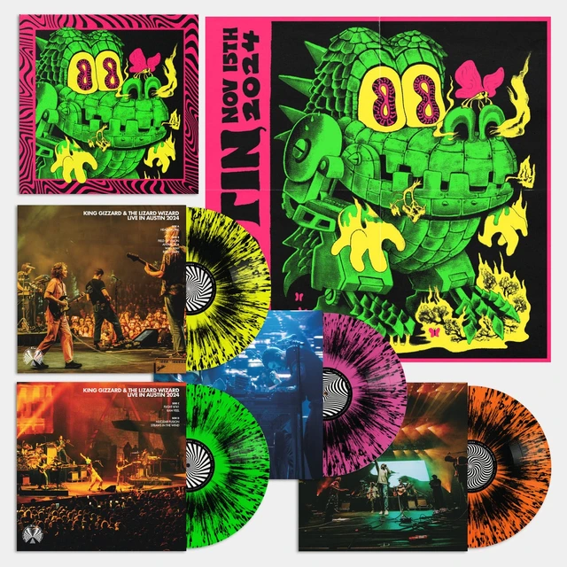 King Gizzard & The Lizard Wizard Live in Austin '24 Box Set - LTD (4LP) 