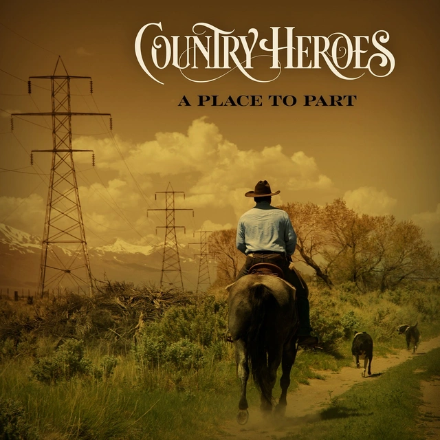 Country Heroes A Place To Part - SIGNERT (LP) 