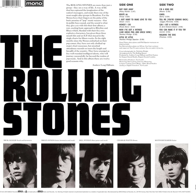 The Rolling Stones England's Newest Hit Makers (LP) 