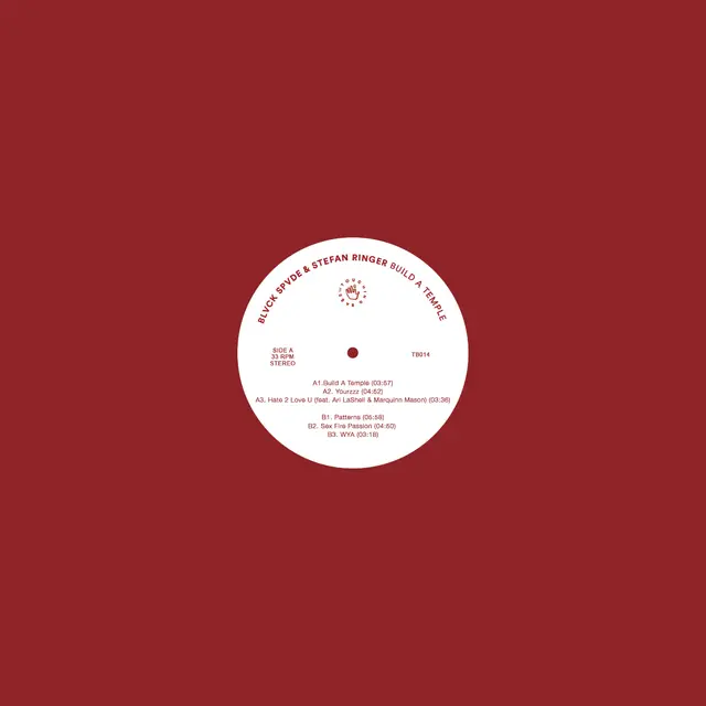 Blvck Spvde & Stefan Ringer Build A Temple (12") 