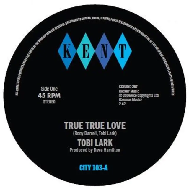 Tobi Lark / The Dave & Darrell Band True True Love / Instrumental (7") 