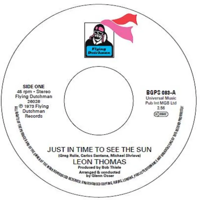 Leon Thomas Just In Time To See The Sun / China…(7") 