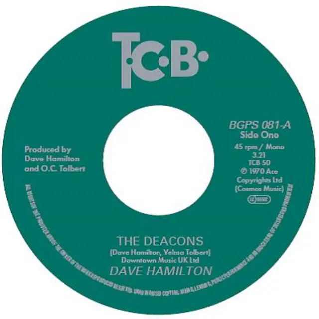 Dave Hamilton The Deacons / Pisces Pace (7") 