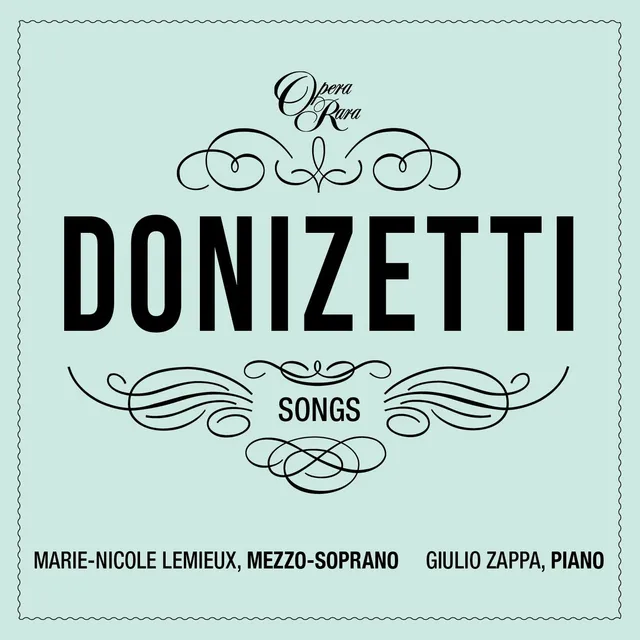 Marie-Nicole Lemieux & Giulio Zappa Donizetti Songs Vol. 4 (CD) 