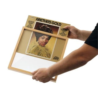 Dynavox CF1 Show And Listen LP-ramme for vegg, lys trefinish