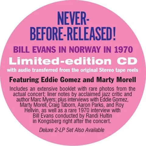 Bill Evans In Norway: The Kongsberg Concert (CD) 