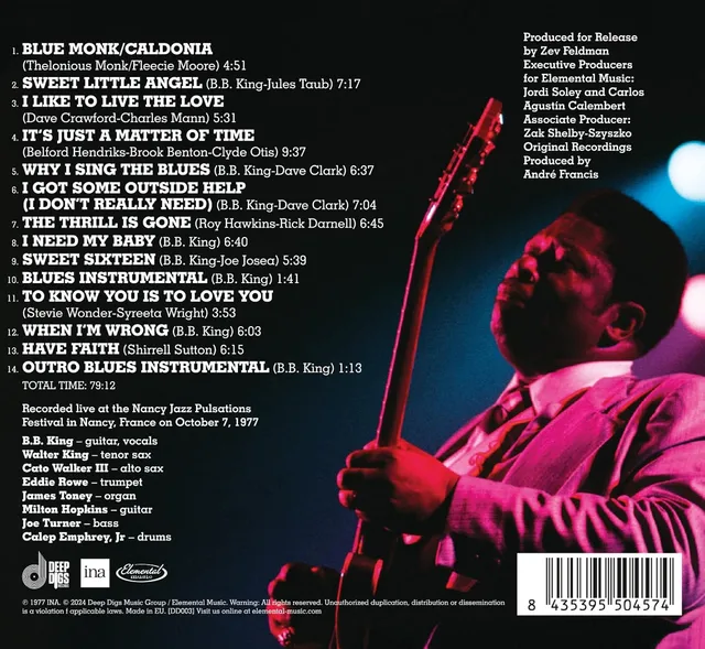 B.B. King In France: Live At The 1977… (CD) 