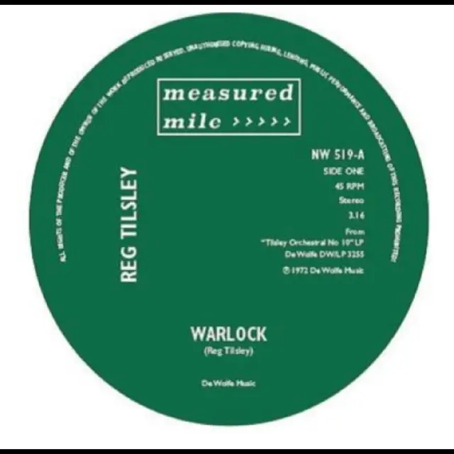 Reg Tilsley/Roger Jackson Warlock / Flashpoint - LTD (7") 