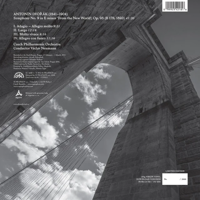Czech Philharmonic Orchestra Dvorak: Symphony No. 9 (LP) 