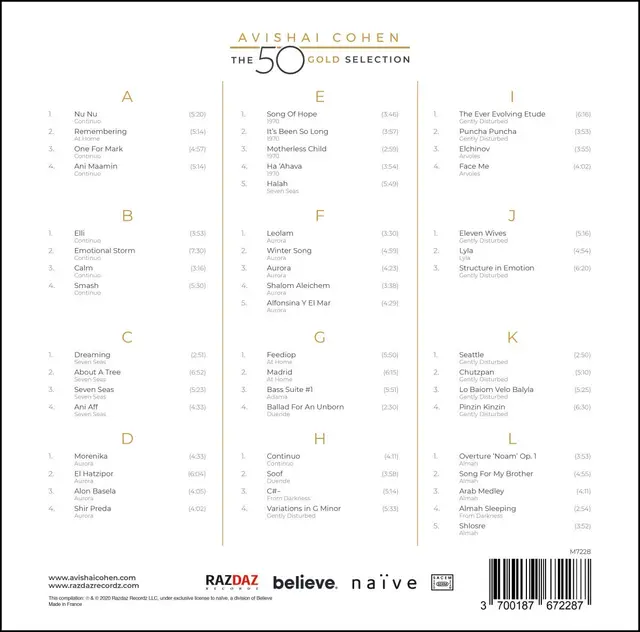 Avishai Cohen The 50 Gold Selection (6LP) 