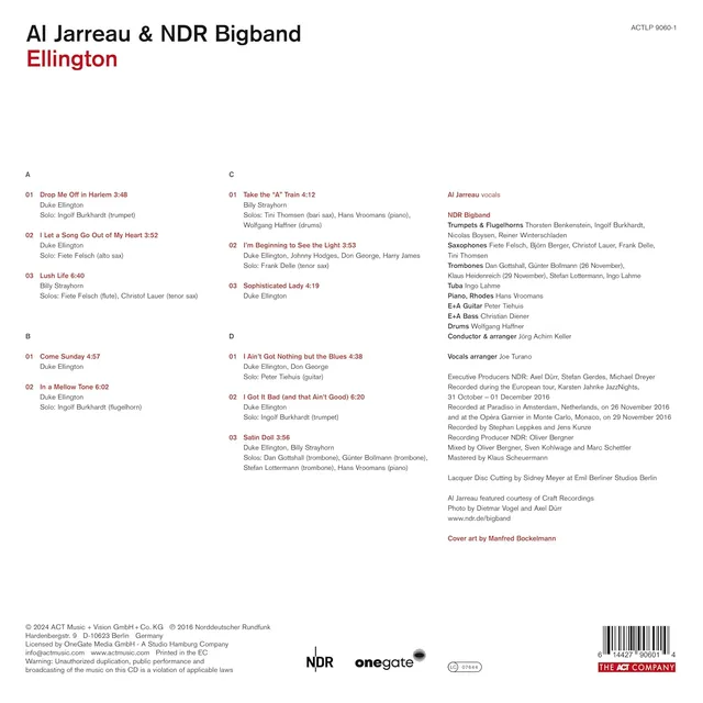 Al Jarreau & NDR Bigband Ellington (2LP) 