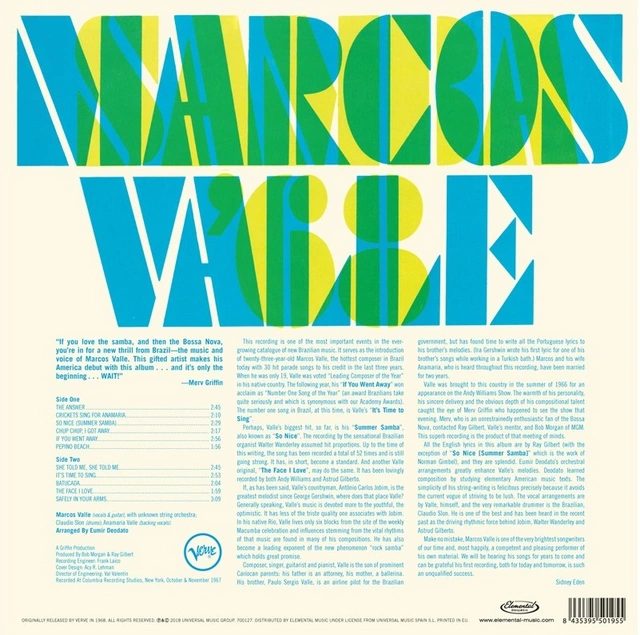 Marcos Valle Samba '68 - LTD (LP) 