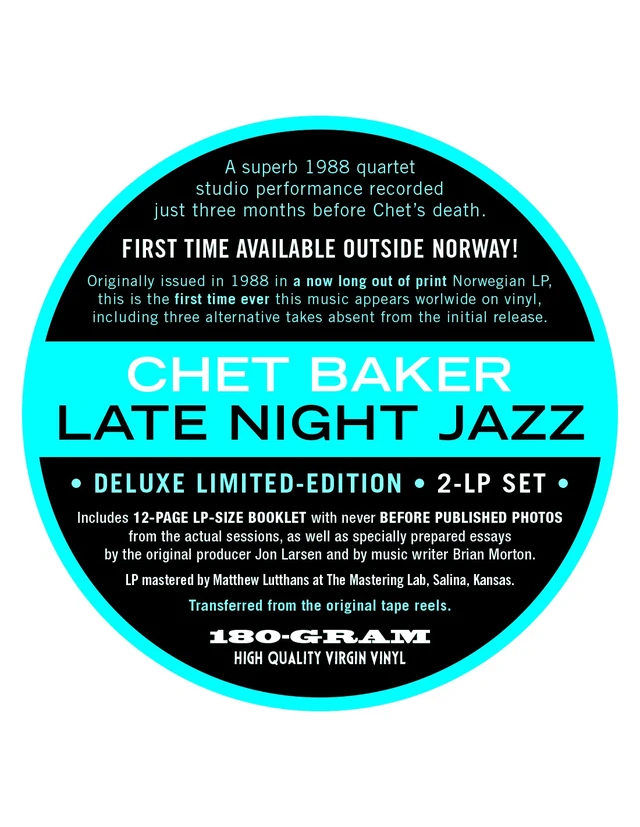 Chet Baker Late Night Jazz (2LP) 