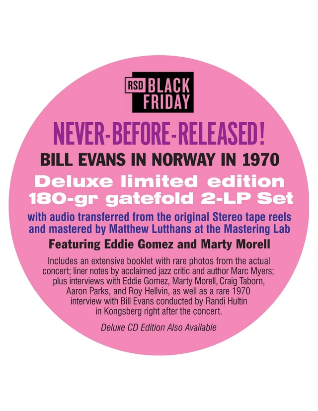 Bill Evans In Norway: The Kongsberg… - RSD (2LP) 