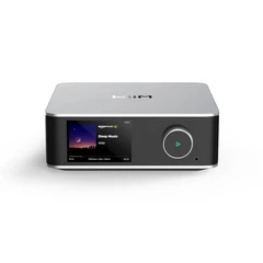 WiiM Ultra, streamer/forforsterker MM-RIAA,  HDMI-ARC, sølv