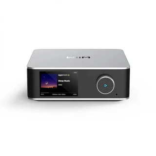 WiiM Ultra, streamer/forforsterker MM-RIAA,  HDMI-ARC, sølv
