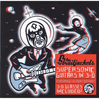 Los Straitjackets Supersonic Guitars In 3-D - LTD (LP)