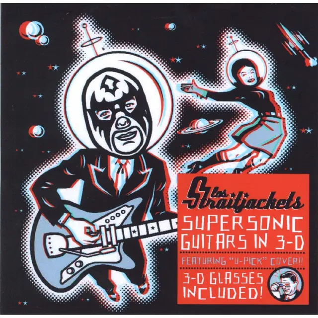 Los Straitjackets Supersonic Guitars In 3-D - LTD (LP) 