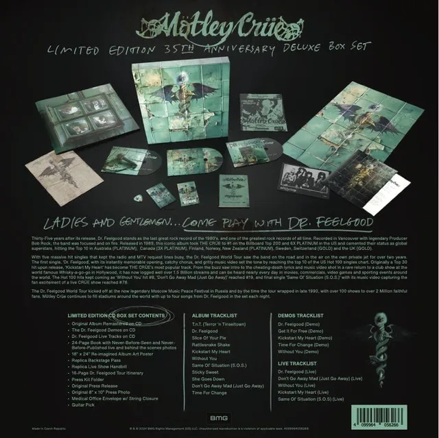 Mötley Crüe Dr. Feelgood: 35th…Box Set - LTD (3CD) 