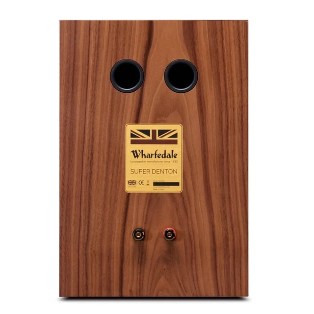 Wharfedale Super Denton, valnøtt 3-veis stativ/bokhylle-høyttaler 