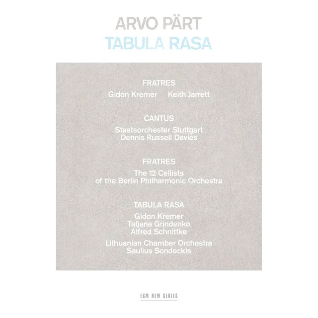 Arvo Pärt Tabula Rasa - Special Edition (LP) 