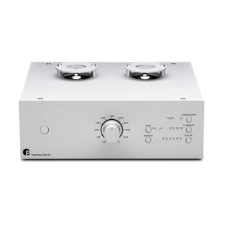 Pro-Ject Tube Box DS3 B, sølv Premium rørbasert MM/MC RIAA-trinn