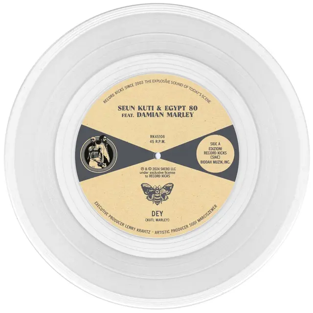 Seun Kuti, Egypt 80, & Damian Marley Dey / Dey Instrumental - LTD (7") 