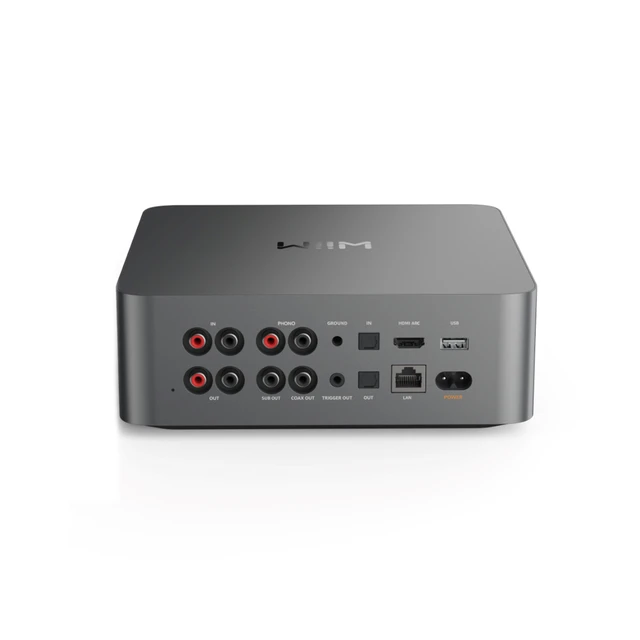 WiiM Ultra, streamer/forforsterker MM-RIAA,  HDMI-ARC, grafitt 