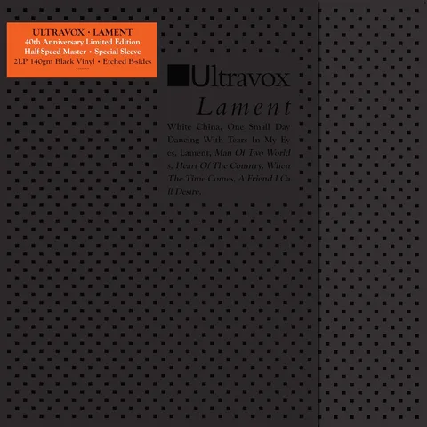 Ultravox Lament: 40th Anniversary Edition (2LP)