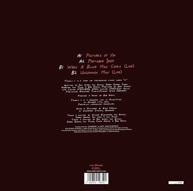 Deep Purple Pictures Of You - LTD (12") 